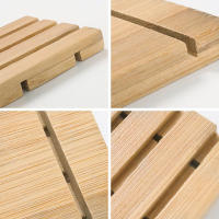 Porta Saboneta De Bambú Natural Madera Soporte Para Baño Almacenamiento Portátil Placa Caja Contenedor Decoración Del Hogar - details 36