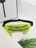 Bolso De Cintura Holográfico Para Mujer Y Hombre Bolsa De Viaje De Playa Estilo Fashion Material PVC Bolsa De Hombro Para Fiesta Y Viajes - details 3
