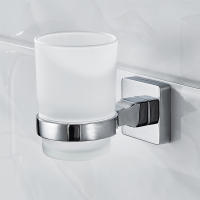 Organizador De Baño Moderno Soporte De Dientes En Pared Copo De Nieve De Vidrio Armario De Dientes Herramientas De Lavabo - details 0