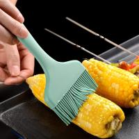 Pincel de silicona para repostería, grande, para barbacoa, salsa, adobo, glaseado de carne, resistente al calor, apto para lavavajillas, paquete de 2 (2 unidades) - details 2