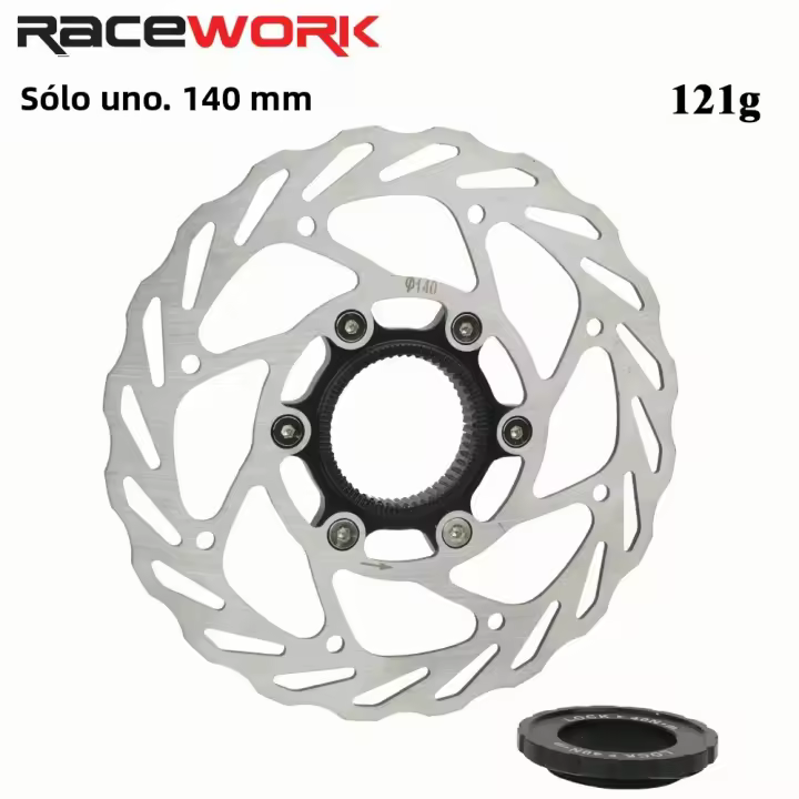 RACEWORK Freno De Disco Para Bicicleta De Carretera MTB Centerlock 140/160/180mm Duradero Sin Ruido Excepcional Para SHIMANO/SRAM - 1