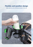 Soporte De Vaso Y Teléfono Para Motocicleta BLALION 2 En 1 Soporte De Goma Rotativo De 360° Universal Para Bicicleta Silla De Ruedas Y Carro De Bebé - details 8