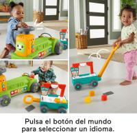 Fisher-Price tractor de la granja al mercado 4 en 1 multiidioma: portugues,ingles,italiano,español Mattel HRB83 - details 5
