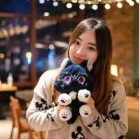 Muñeco De Peluche Gato Anime Genshin Impact Wanderer Mascota Scaramouche Juguete Para Niños Muñeco De Cosplay Regalo De Peluche Suave Para Adultos Y Niños - details 5