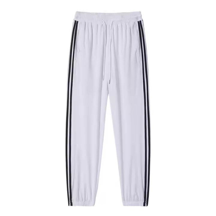 Pantalones De Sudor Primavera Verano Para Hombres Y Mujeres Con Bolsillos Cierre Elástico Pantalones Casuales De Fitness Y Running - 1