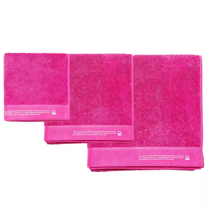 Kit toallas baño 100%Algodón (50x90 + 70x140 + 90x150cm) Azul - 1
