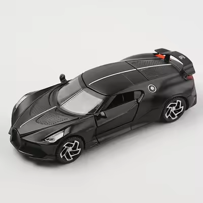 Bugatti Lavoiturenoire 1:32 Coche Deportivo De Metal Diecast Modelo Colección Juguete Para Niños Simulación Alta No Electrico - 1