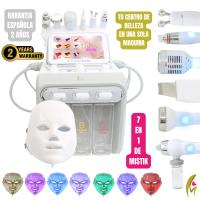 Máquina de Cuidado de la Piel de Oxígeno Hidrogeno Dispositivo de Hidrafacial 7-en-1 Radiofrecuencia Ultrasonido Mascara LED Hidrofacial Estetica Profesional Belleza para la cara Mistik Beauty Madrid - details 5