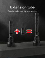 Lampara De Buceo Profesional 1000M Nueva 3*XHP 360 LED Luz Submarina Super Brillante Scuba Flashlight Antigolpes Recargable - details 7
