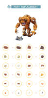 Bloques De Construcción DIY MOC Movie Space Series Rancor Wars Monstruo Armado De Tatooine Juguete De Bloques De Plástico ABS Para Niños Regalos - details 10