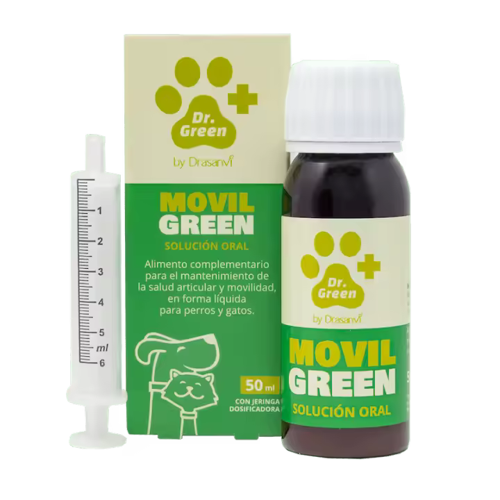 MovilGreen Solución Oral – Soporte articular natural para perros pequeños y gatos - 1