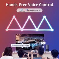 Lámpara De Pared Inteligente WIFI LED RGBIC Barra De Luz DIY Decoración De Ambiente Para Dormitorio Y Sala De Juegos Iluminación Nocturna Con Música Y TV - details 2