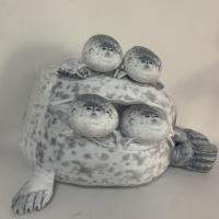 Almohada de muñeca de foca de simulación para acuario, popular almohada suave para acuario, juguete de peluche - details 10