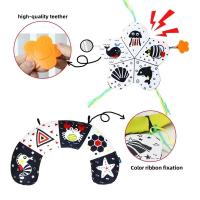 Almohada De Tiempo Para El Estomago Con Manta De Rasgo Y Diente Teether Juguete Sensorial De Alta Contraste Para Bebés Recién Nacidos 0-12 Meses Montessori - details 7