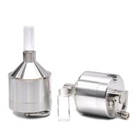 1Pc Molinillo De Especias De Metal 44mm Con Funnel Y Contenedor De Alimentos Herramienta De Cocina Molinillo De Hierbas Con Botella De Vidrio Para Tabaco - details 2