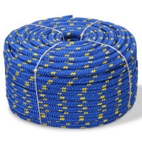 vidaXL Cuerda de barco polipropileno intenso 12 mm 50 m cuerda Color Blanco,  Azul,  Blanco y azul y mas - details 1