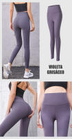 Pack Ahorro 6 piezas FREES COPES Leggings de Yoga, Pantalones de Yoga de Cintura Alta para Mujer, para Ejercicio Fitness Gimnasio, Ropa Deportiva para Yoga-Negro+Azul+Rosa+Verde+Gris+Morado novedad A - details 15