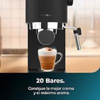 Cafetera Express Cecotec Cafelizzia Fast 1350 W, Thermoblock, ForceAroma de 20 bares, Vaporizador Orientable, Brazo Doble, Bandeja Calienta Tazas, Depósito de Agua Extraíble, Color Negro - details 3