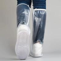 Cubrezapatos Unisex De Alta Punta PVC Reutilizable Impermeable Antideslizante Protección Contra La Nieve Y La Suciedad Cubierta De Botas Resistente Y Duradera - details 1