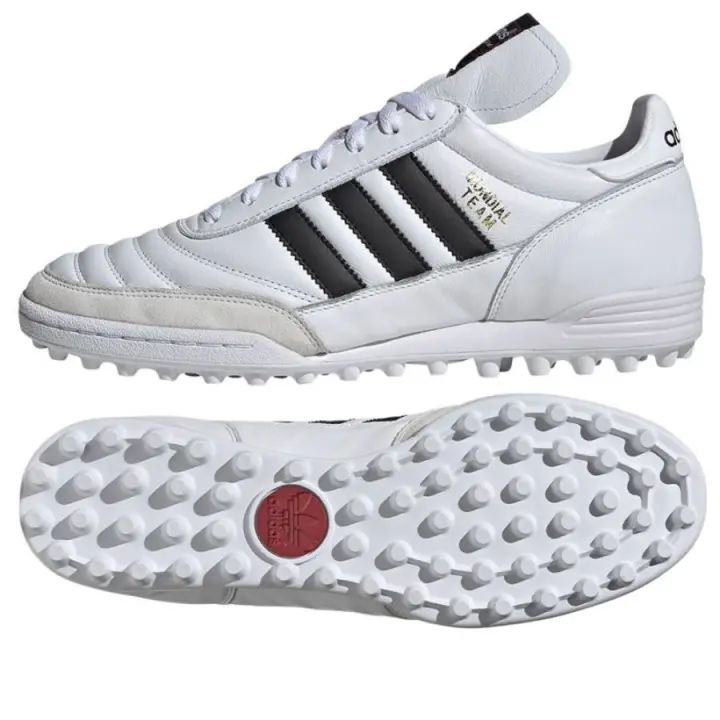 Adidas Mundial Team TF M ID4053 football boots – Botas de fútbol clásicas con suela TF para césped artificial, fabricadas en cuero premium con ajuste cómodo, excelente amortiguación y gran durabilidad. - 1