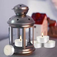Yumo House Velas De Té Blancas, Sin Perfume, Vela Decoración Hogar, Fabricado en Europa, Paquete De 30/50/100/200/500 Unidades, Duración De 4,5 Horas aprox. Tea Lights Candle - details 6