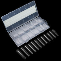 240pcs Uñas Postizas De Acrílico Transparentes Y Largas Para Arte De Uñas Decoración De Ballet Vitrina De Belleza - details 1