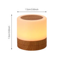 Lámpara De Mesa Recargable LED Portátil Luz Nocturna Táctil RGB Dimmable Para Regalo Decoración De Fiesta De Verano Camping Dormitorio - details 6
