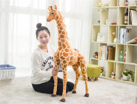 Gran Juguete De Peluche Giraffe Real De 35-120cm Alta Calidad Animales De Peluche Suaves Decoración De Habitación Para Niños Regalo De Cumpleaños - details 2