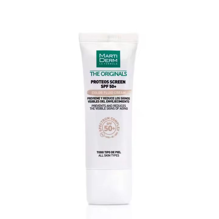 Martiderm proteos screen crema fluida con color spf 50+ 40 ml - 1