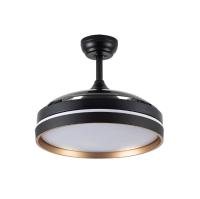 FABRILAMP Ventilador Dc Nalon 72w Negro/oro 3aspas 109d 7200l 6vel 3000k,4500k,6000k Remoto+memoria+temporizador Incluye mando a distancia y dos tijas de 10 y 25 centímetro Productos originales calidad de confianza - details 5