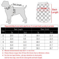Camiseta De Verano Para Gatos Y Pequeños Perros Ropa Transpirable Con Estampado a Cuadros Suave Y Cómoda Para Gatitos Chihuahuas Pugs - details 0