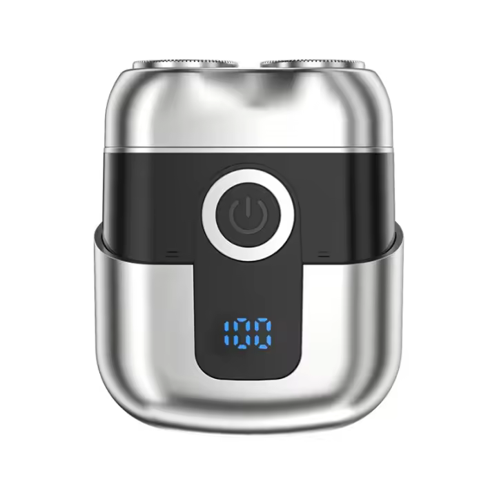 Mini afeitadora eléctrica, afeitadora de barba portátil para el hogar con carga rápida para hombres，Regalos para el día del padre。 - 1
