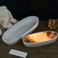 Molde De Silicona Para Vela De Barco Oval Y Caja De Cimento Jarra De Velas Herramientas Para DIY Decoración Del Hogar Regalos Almacenamiento De Joyería - details 5