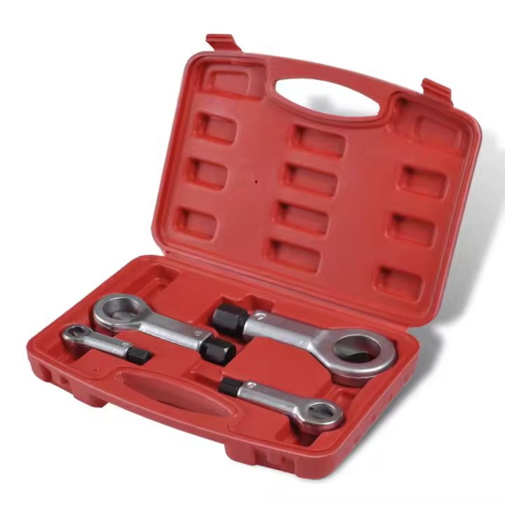 4 piezas Divisor de Tuerca Removedor Extractor mecánico Set 9-27mm - 1