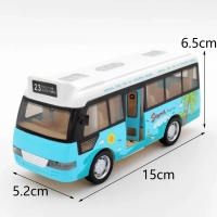 Juguetes De Autobús Escolar Con Sonido Y Luz Coches Pequeños De Casteado Para La Ciudad Potenciados Por La Fricción Regalo Para Niños - details 4