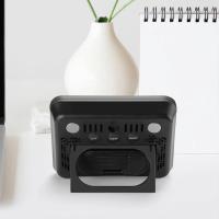 Medidor De Temperatura Y Humedad Digital Pantalla Grande Colorímetro Termohigrómetro Indicador De Comodidad Para El Hogar Recargable Con Batería - details 1