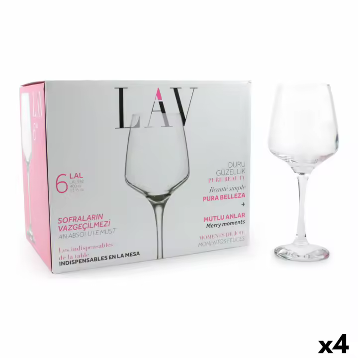 Set de copas de vino LAV Lal 6 Piezas (4 Unidades) - 1