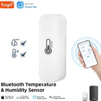 Sensor De Temperatura Y Humedad Bluetooth Tuya Mini Control Remoto Por App Compatible Con Alexa Y Google Assistant Sensor Thermometer Hygrometer Para El Hogar - details 0