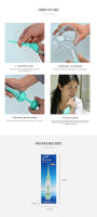 Limpia Dientes Portátil Flosser Dental Irrigador Oral Con Agua Aire Para Limpieza Profunda De Encías Y Dientes Máquina De Lavar La Boca - details 6