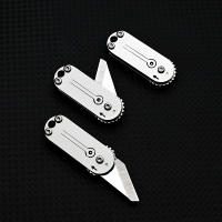Cuchillo De Bolsillo Mini De Acero Inoxidable Con Cadena De Llave Herramienta De Expresión Postal Portátil Y Fácil De Transportar - details 4
