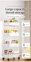 Carrito De Almacenamiento Plástico De 3 Capas Con Apoyabrazos 1 PC Organizador Espacioso Para Multicamaras Terminación Mate - details 2