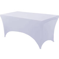 Mantel De Spandex Tendido a Medida Lavable Y Resistente a Arrugas Para Mesa Rectangular De Jardín Ideal Para Eventos Bodas Y Fiestas - details 19