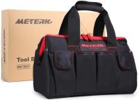 METERK Bolsa de herramientas Kit de almacenamiento de herramientas de 16 pulgadas Kit eléctrico de 7 bolsillos con hombro ajustable  Correa - details 0