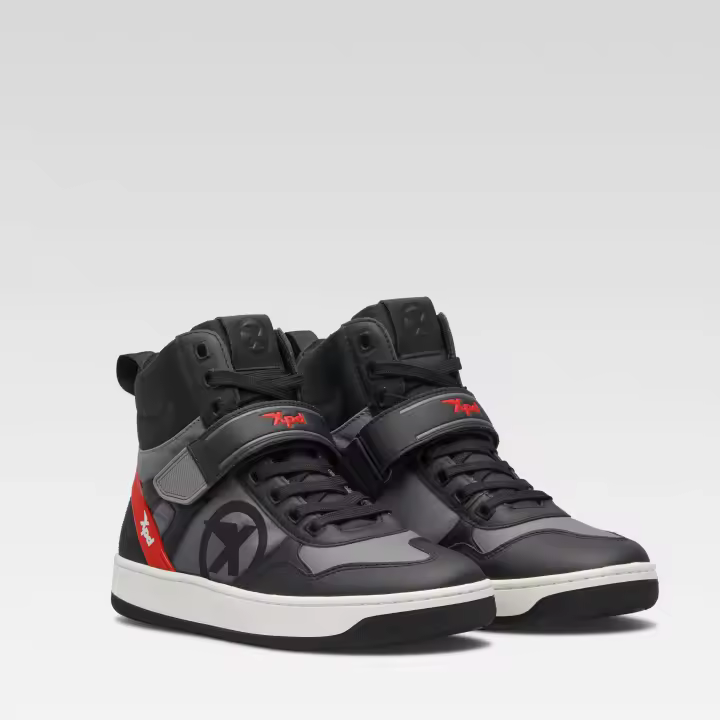 Botas moto XPD Moto Pro Sneakers Antracita Rojo - 1
