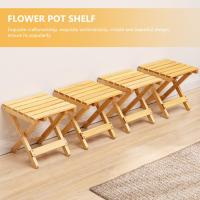 ARISE SHOP-Taburete Plegable de Madera Portátil,Banco pequeño para exteriores,acampar al aire libre, hogar, pesca, viaje,Picnic 34X34X52cm - details 2