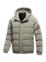 Parka gruesa con capucha para hombre, chaqueta cálida, chaqueta de moda de marca, Parka informal clásica de invierno, novedad de 2024 - details 8