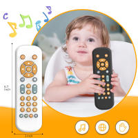Juguete Educativo Para Bebés Control Remoto De TV Con Cubierta De Silicona Suave Música Y Luz Aprendizaje Temprano Para Niños - details 2