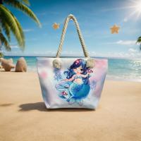 MEJORADA Mini Bolso de Playa para Niñas con Diseño de Sirena - Ligero, Colorido y Resistente, Ideal para Verano y Vacaciones - details 10
