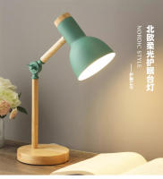 Lámpara De Escritorio Creativa Nórdica Con Cabeza Giratoria De Madera LED Protección Ocular Para Lectura Y Dormitorio - details 0