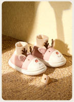 Zapatillas De Algodón De Invierno Para Niños Con Dibujos Animados De Mario Cómodas Para Uso Interior Y Exterior - details 3